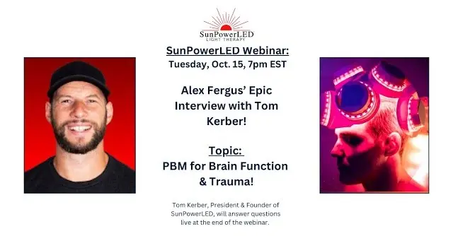 Brain trauma cognitive function red light webinar