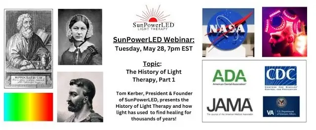 History of light therapy medical treatment webinar