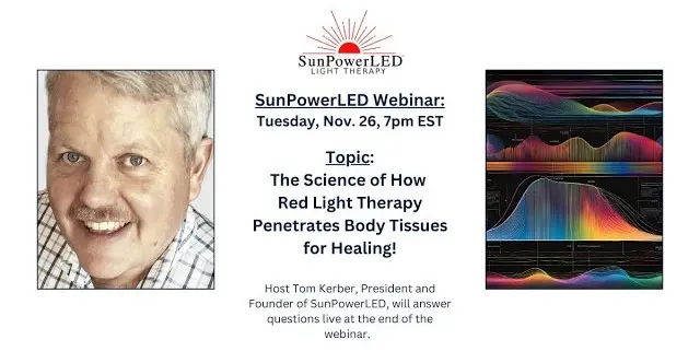Science of red light body tissue penetration