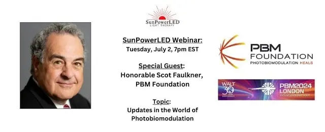 Scot Faulkner photobiomodulation healthcare industry updates webinar